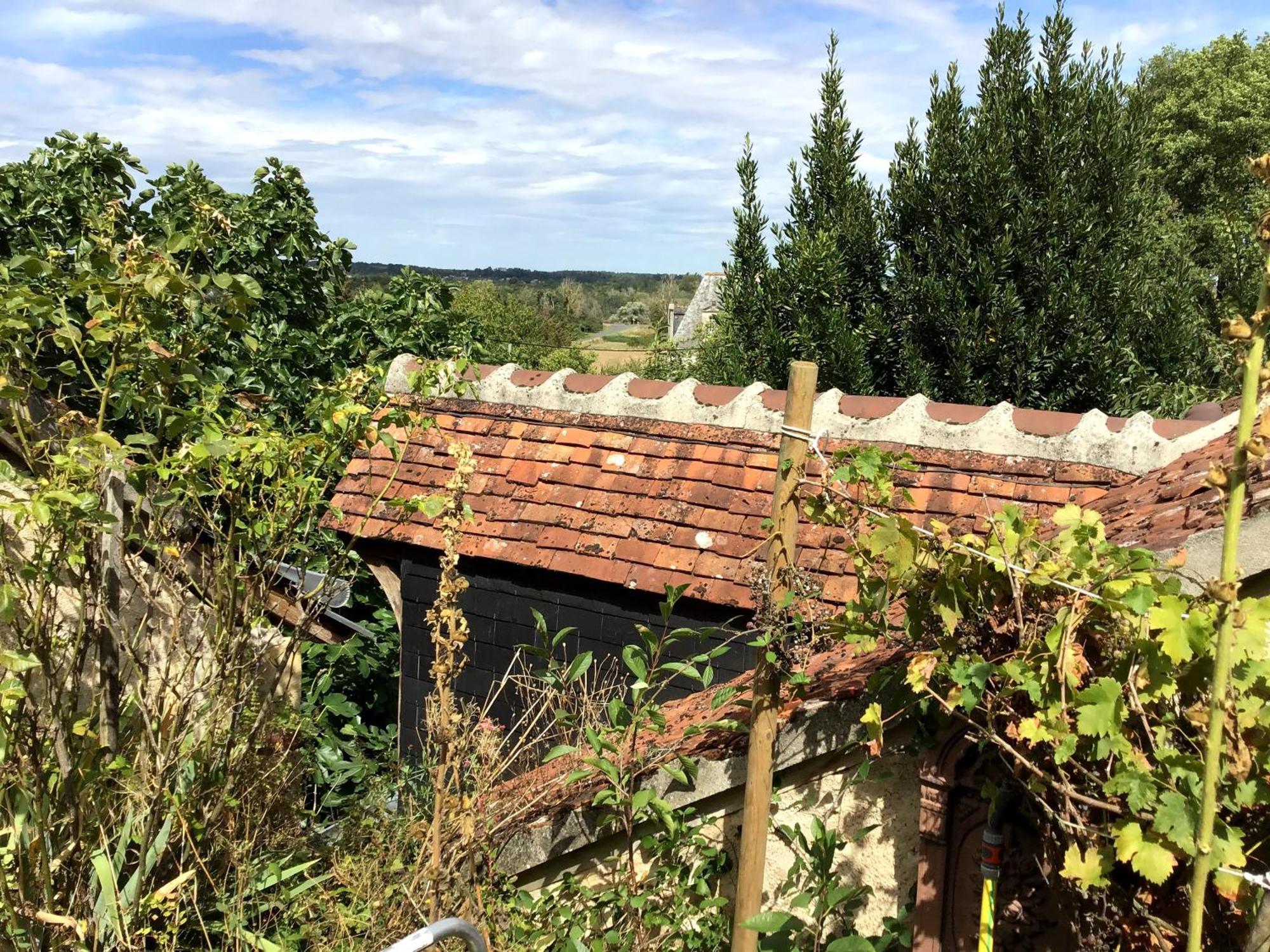 La Maison Bleue De Husseau Ancienne Ferme Semi-Troglodytique 18E Siecle Villa Montlouis-sur-Loire Exterior foto